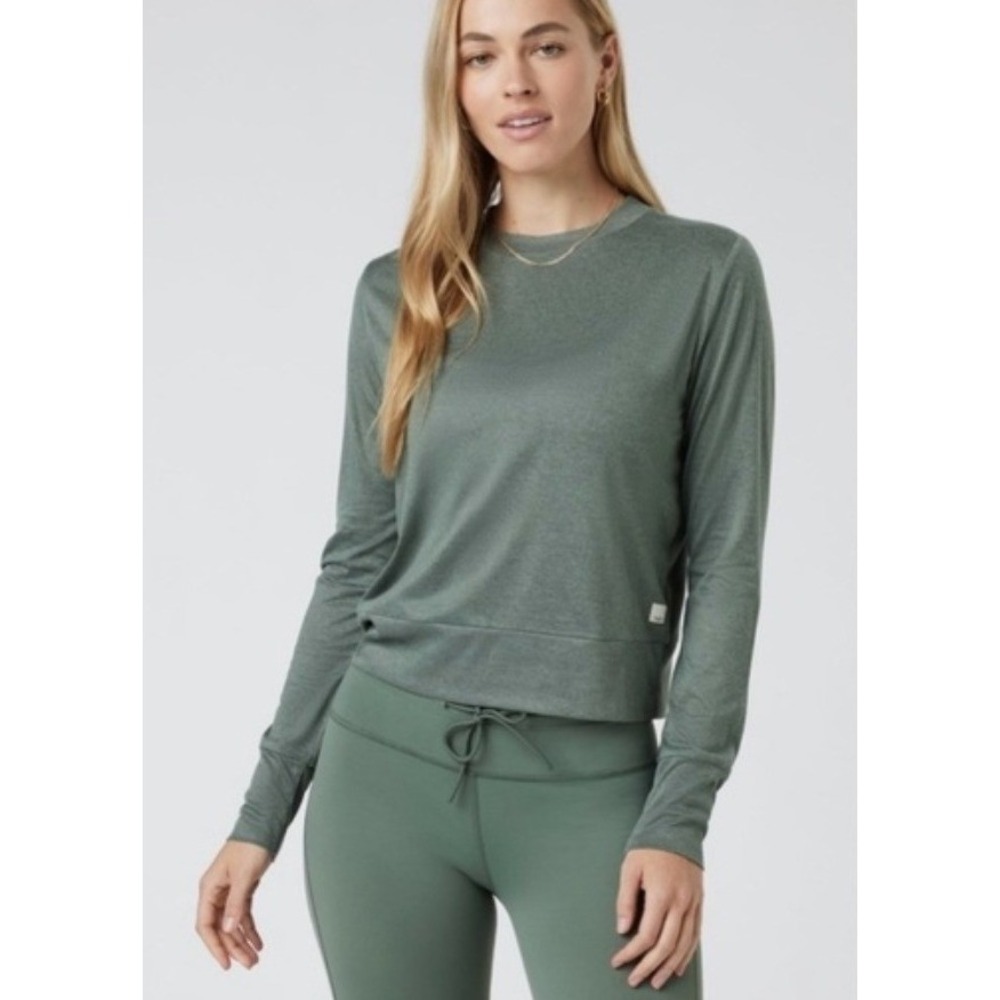 Vuori Daydream VW133 Top Heathered Green Agate Medium